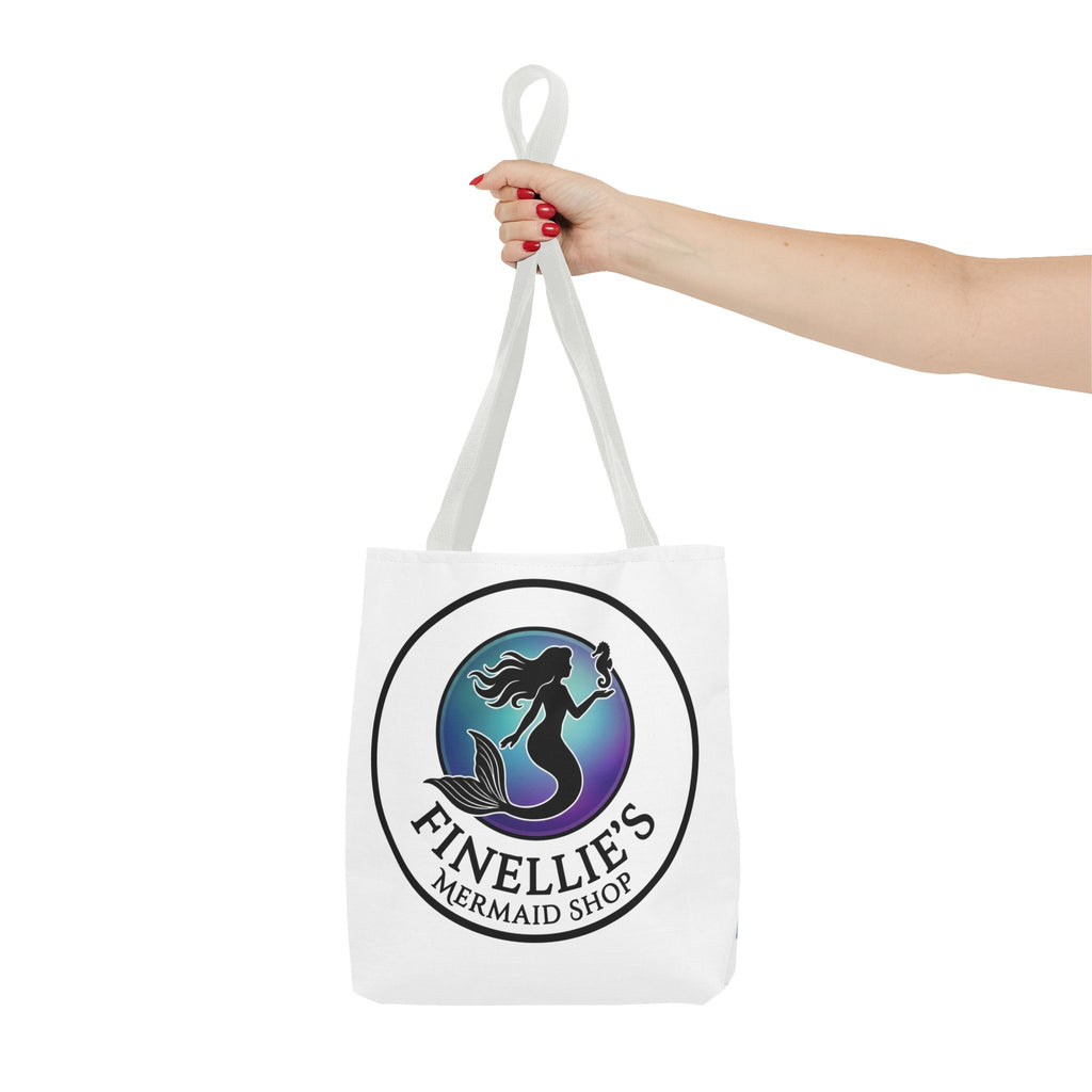 Mermaid Tote Bag – Blue and Purple Mermaid Scale All-Over Print