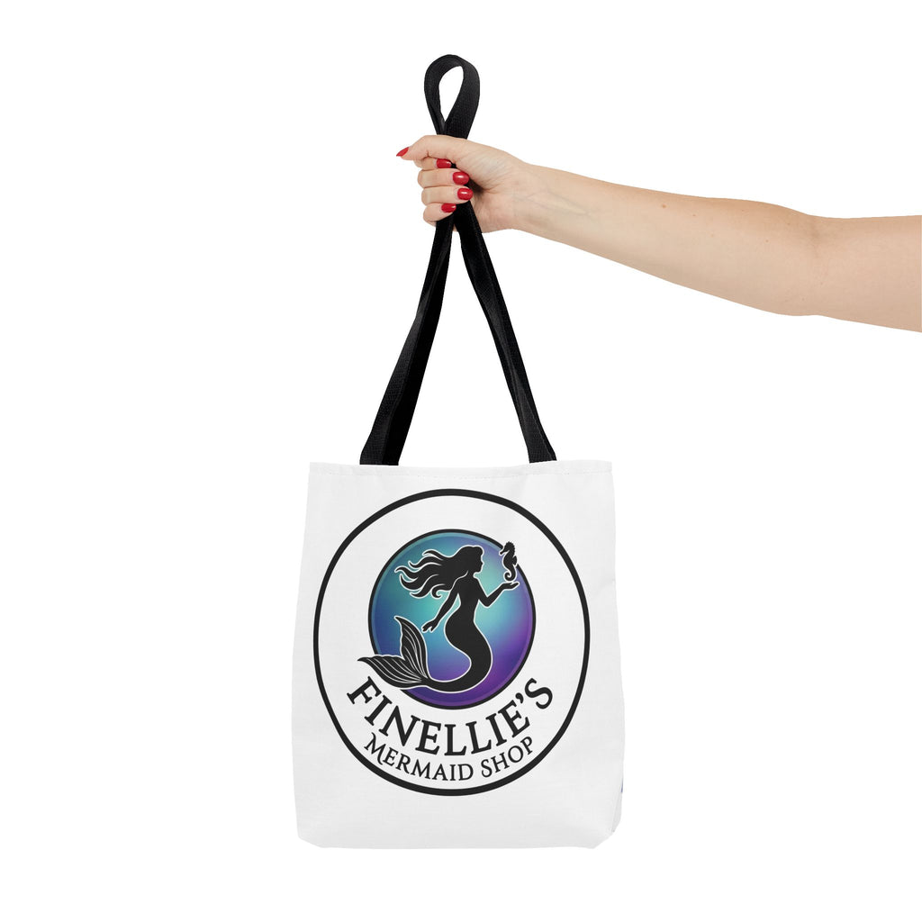 Mermaid Tote Bag – Blue and Purple Mermaid Scale All-Over Print