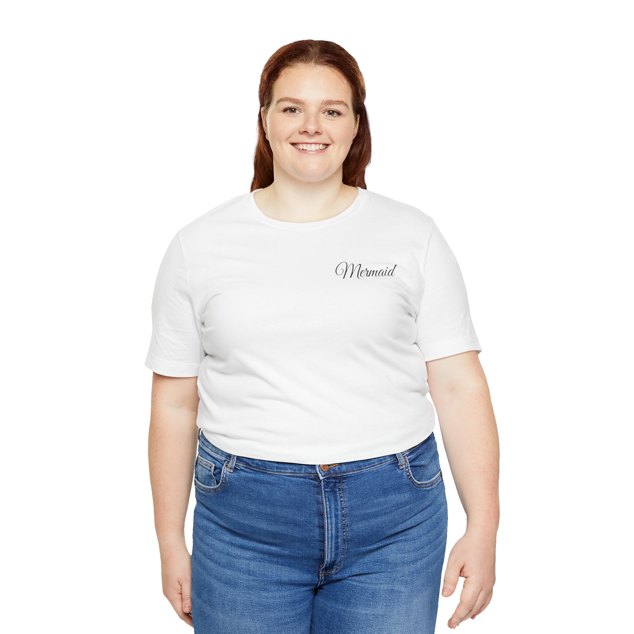 Finellie’s Mermaid Shop Logo Tee — Mermaid Graphic T-Shirt