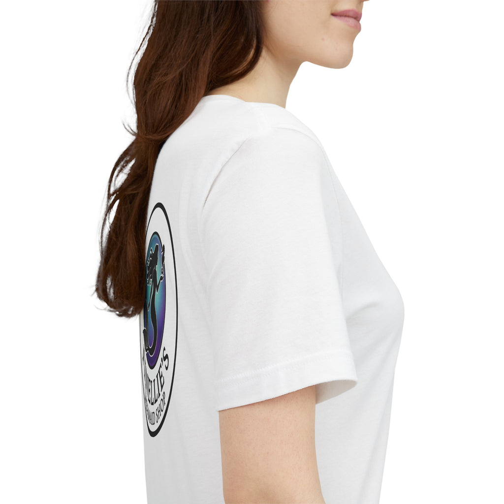 Finellie’s Mermaid Shop Logo Tee — Mermaid Graphic T-Shirt